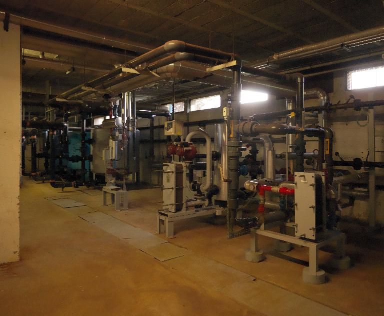 Vue générale de la machinerie (entièrement rénovée en 1992-1993).