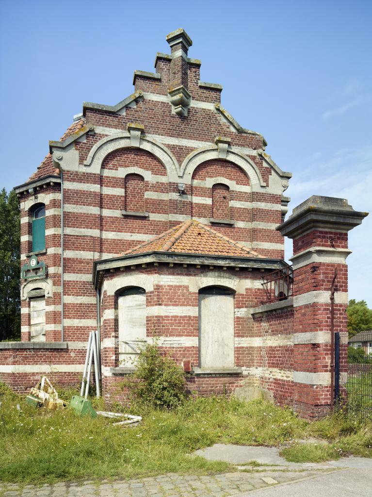 Maison du chef d'élevage, vue du pignon sud.