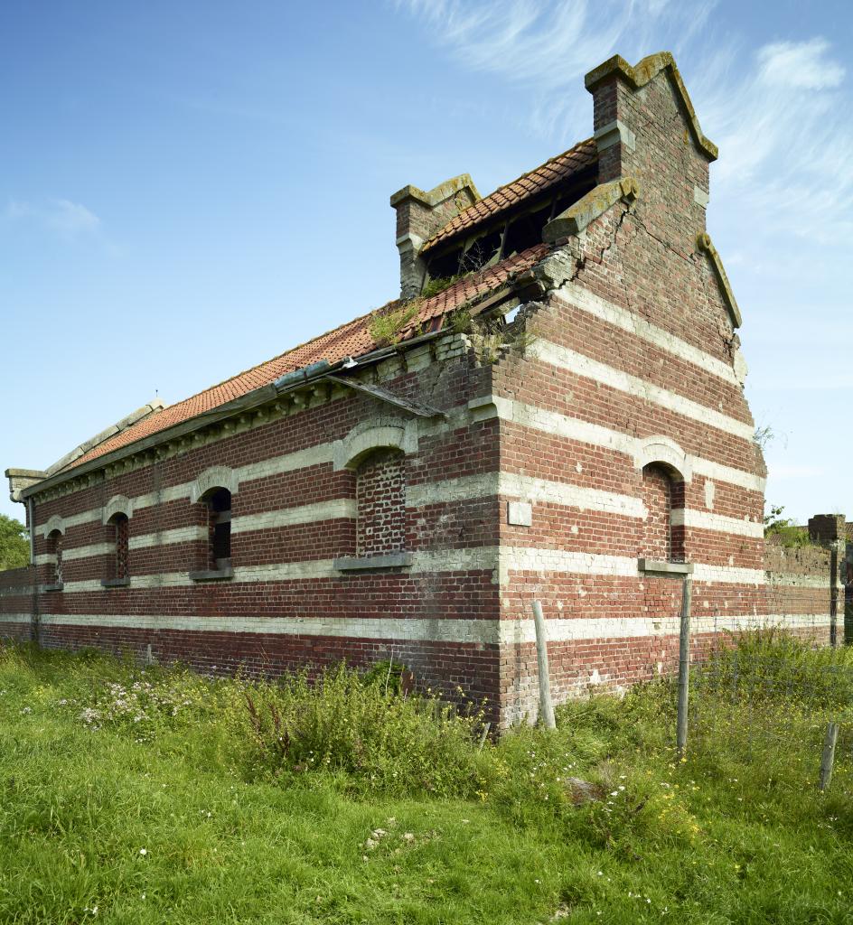 Abattoir, vue générale depuis le sud-ouest.