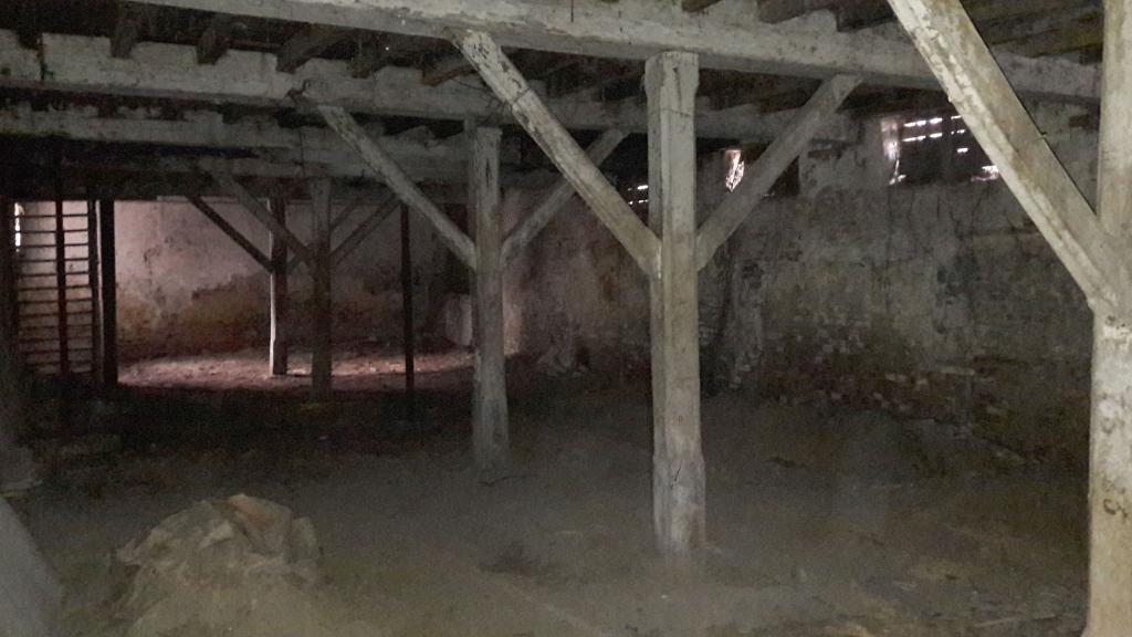 Ferme des berceaux : rez-de-chaussée de l'atelier de fabrication de noir d'animal en 2017. (Coll. part.)