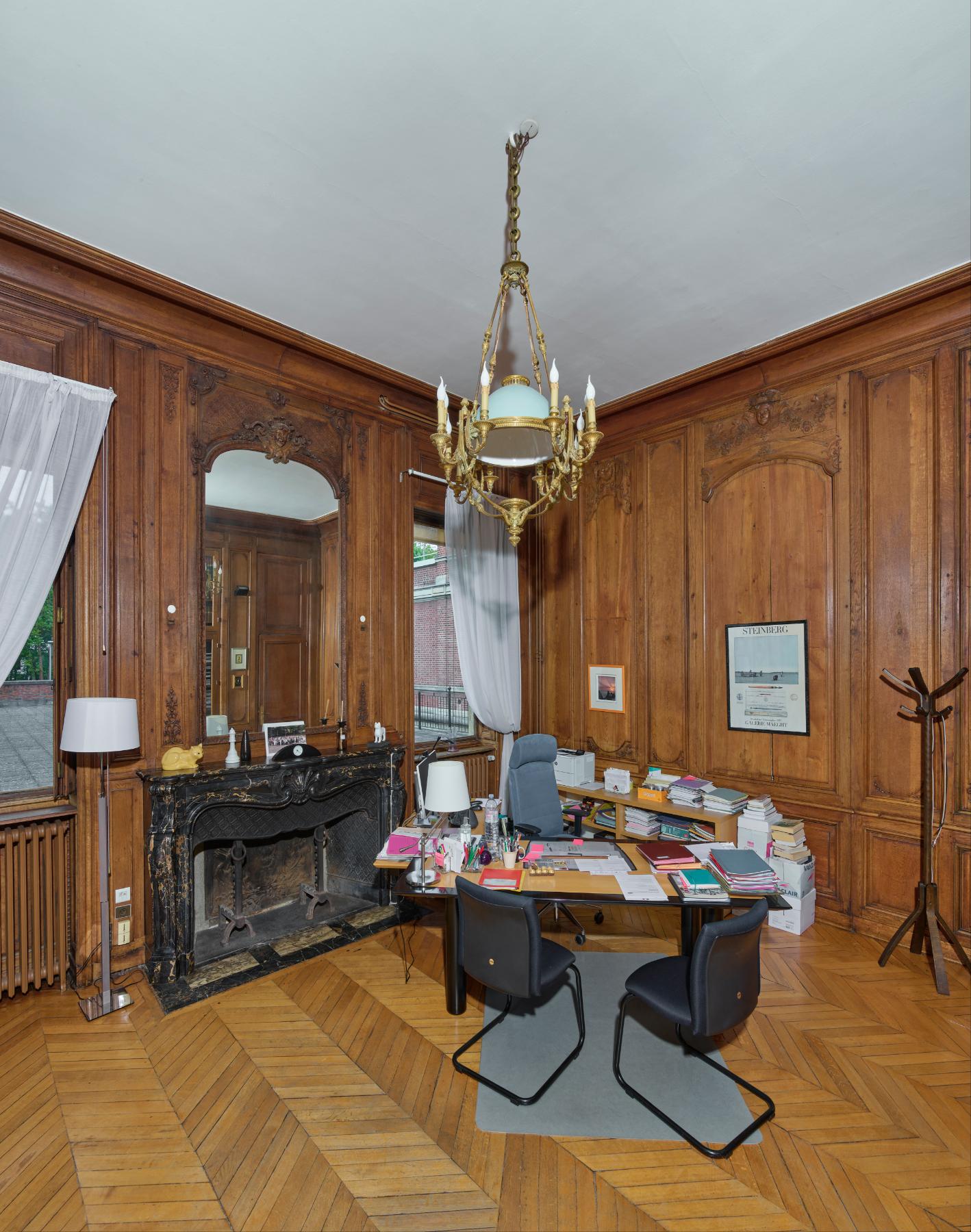 Ancien fumoir de la villa du comte Foy, actuel bureau du proviseur.