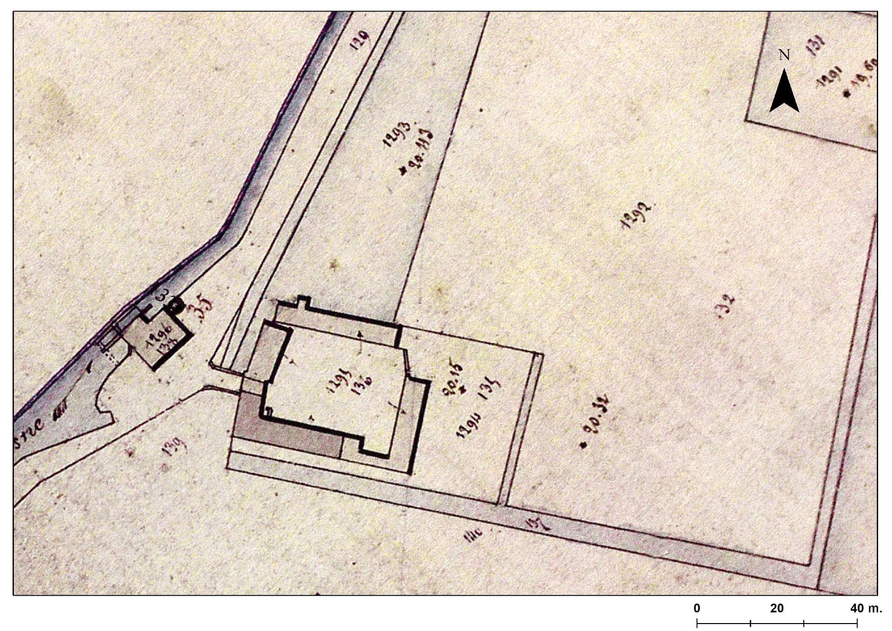 "Levée du plan parcellaire du desséchement des marais de Beuvry le 15 janvier 1863. Section D". Arch. Comm. de Beuvry.