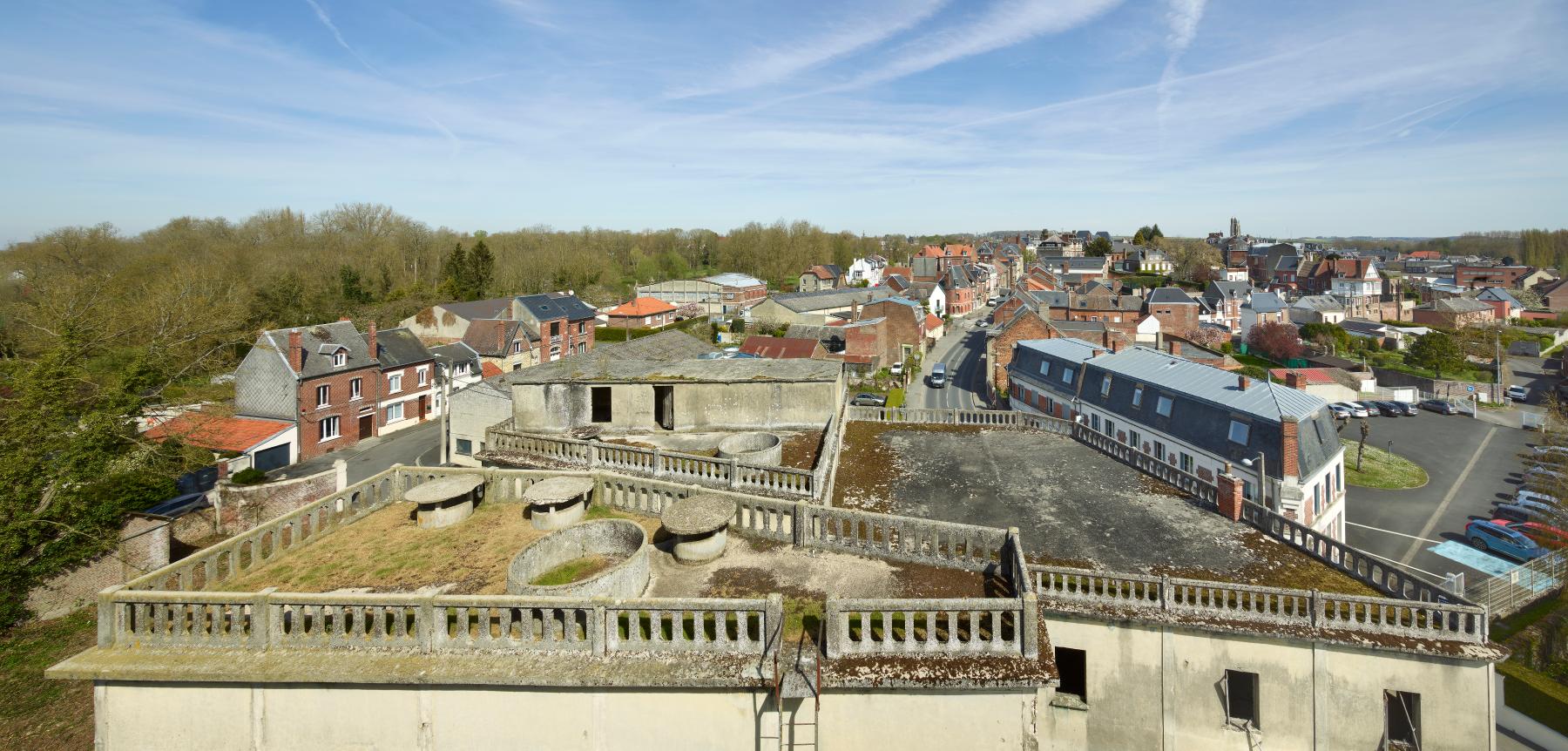 Terrasse des silos et magasins.