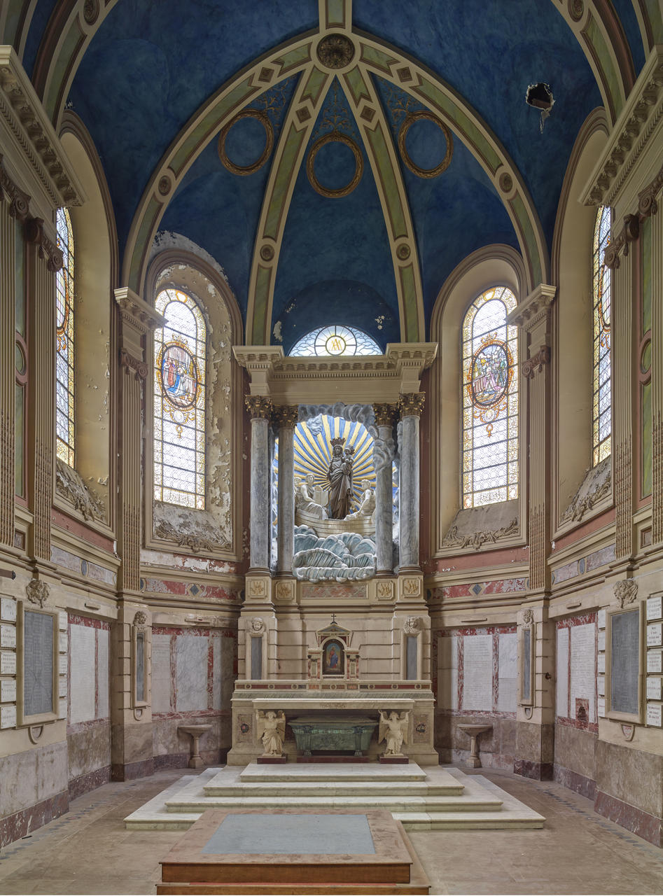 Vue générale de la chapelle restaurée. 