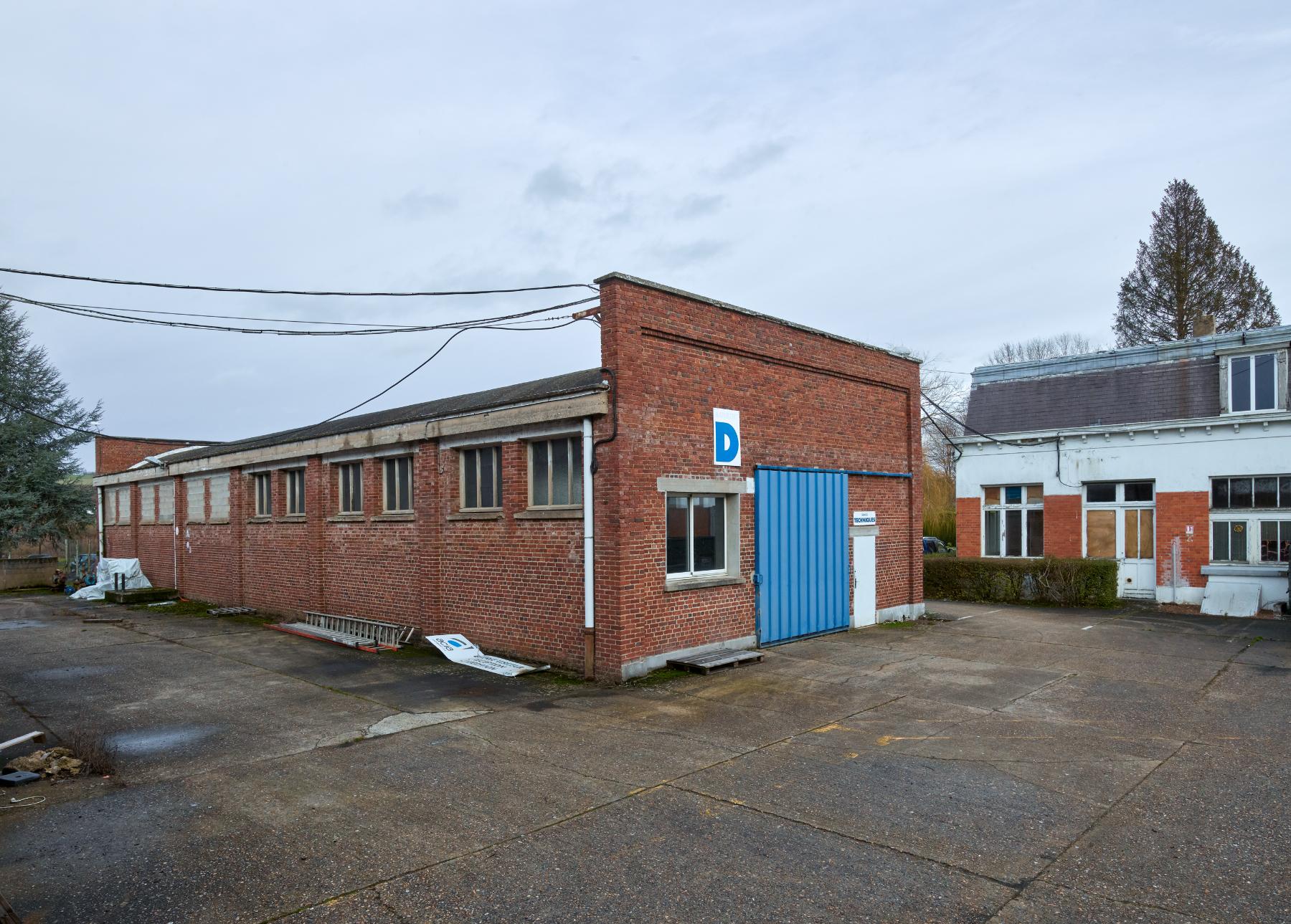 Vue générale du bâtiment de logistique (bâtiment D). 