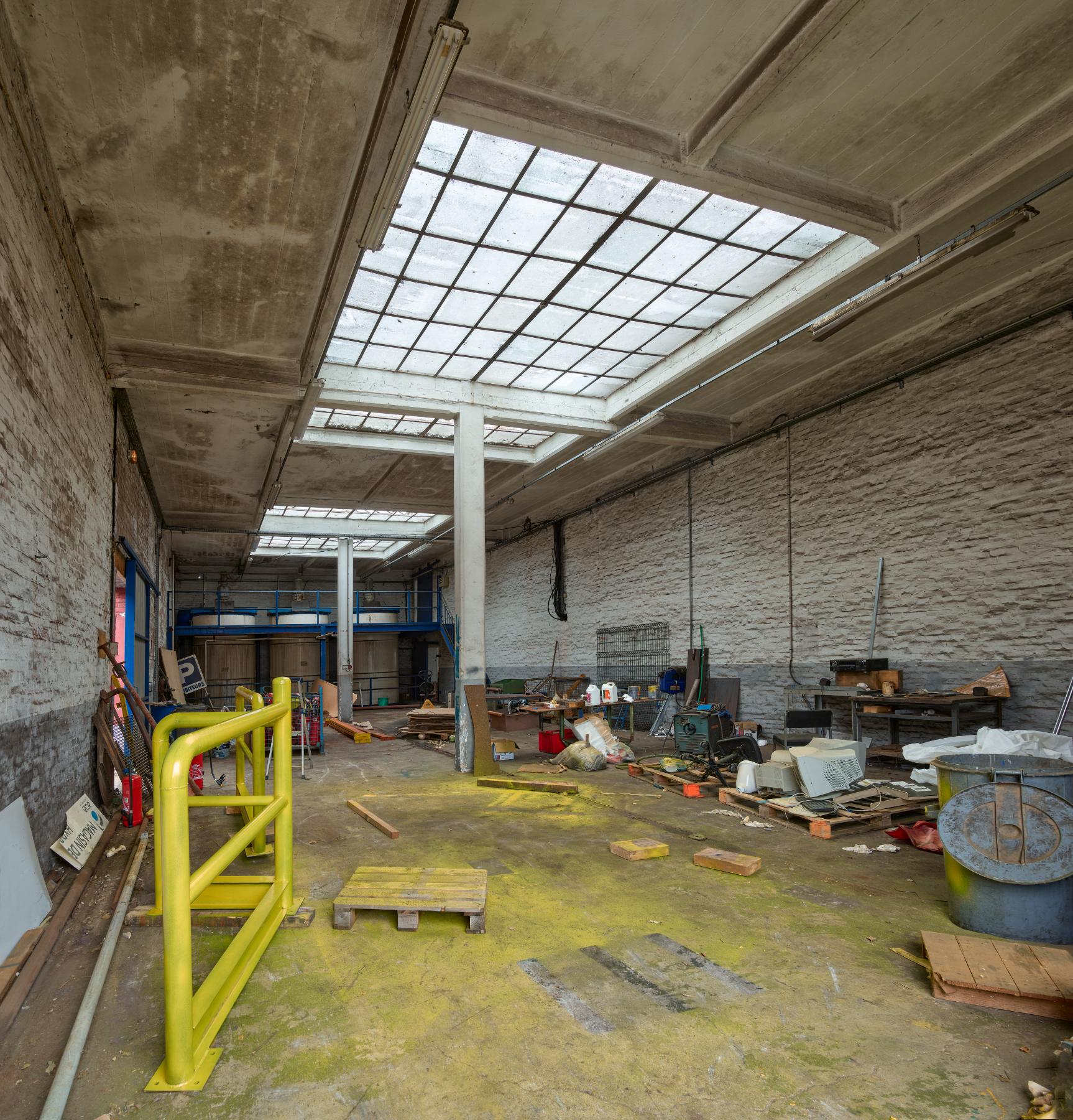 Intérieur des entrepôts (bâtiment E).