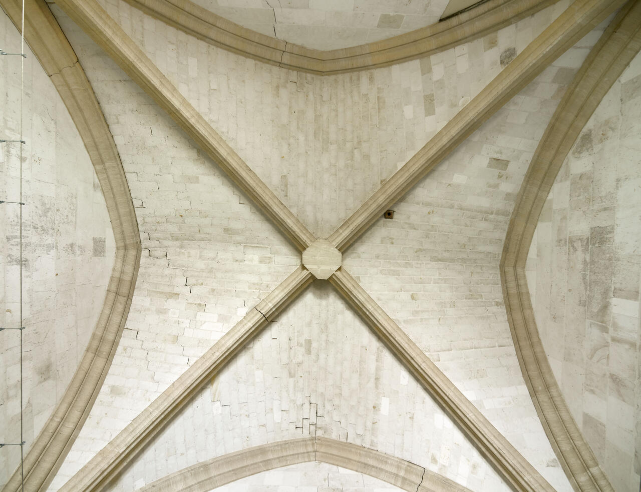 Voûte d'ogives de la salle d'échevinage.