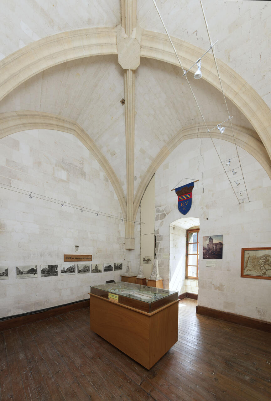 Intérieur de la salle d'échevinage du beffroi.