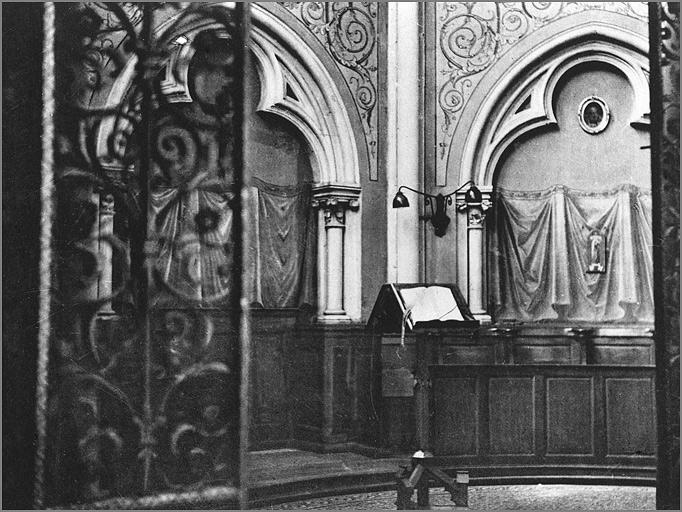 Le choeur avant rénovation, détail.