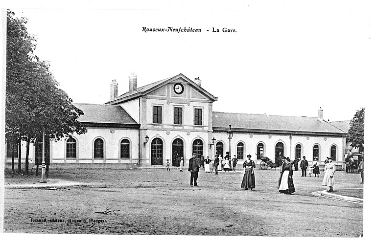 La gare au début du siècle.