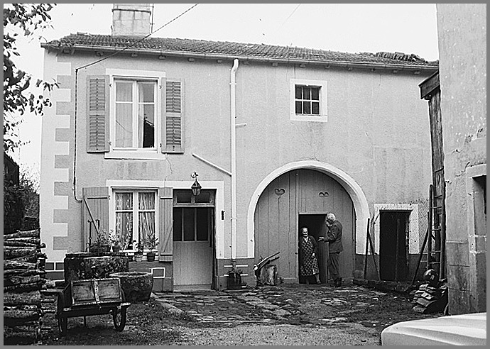 Ferme, élévation antérieure, ensemble face.