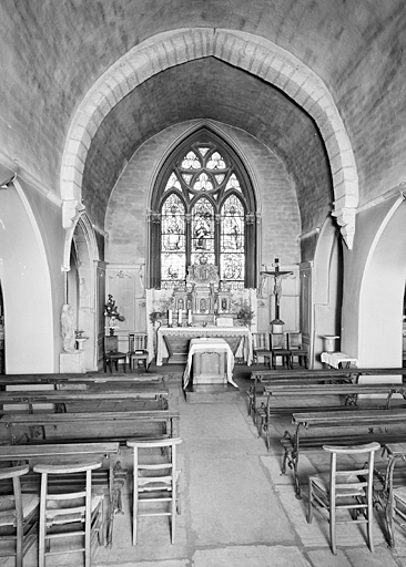 Chapelle. Vaisseau central : ensemble vers l'est.