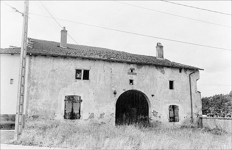 ferme, élévation antérieure, ensemble face.