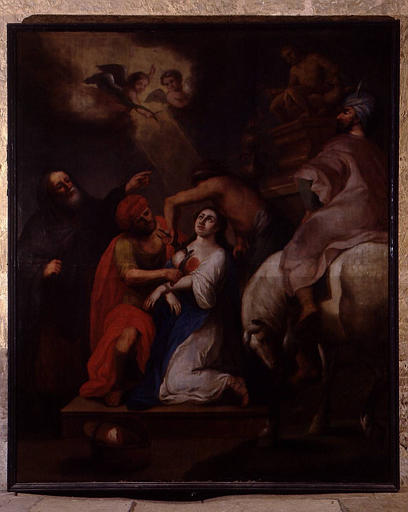 Tableau : Martyre de sainte Agathe