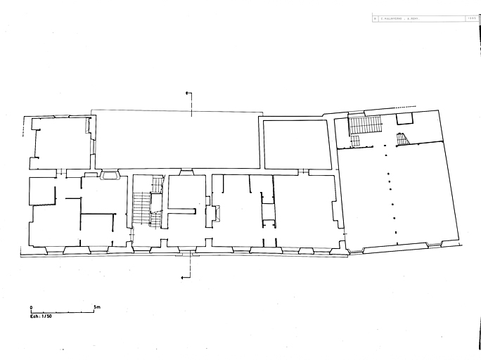 Plan du premier étage