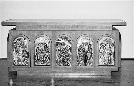 L'autel en 1991.