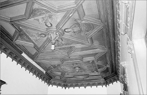 Détail du plafond, état en 1991.