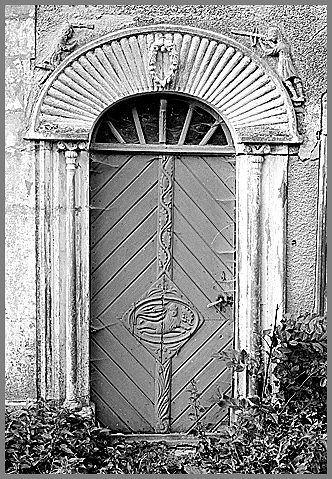 Ferme, détail : porte piétonne.
