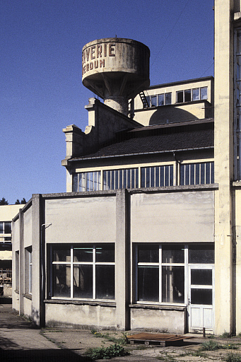 Chaufferie et atelier de fabrication (C), vue partielle depuis le Sud.