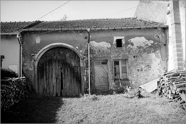 Ferme, élévation antérieure, ensemble face.