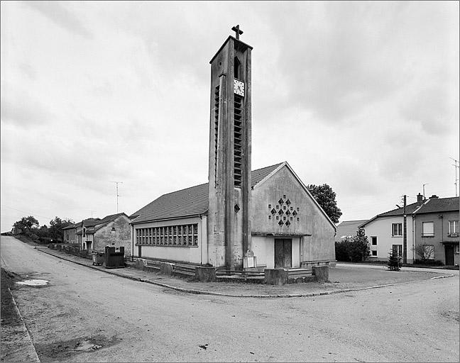 Elévation nord, ensemble trois-quart gauche.