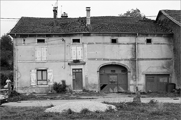 Ferme, élévation antérieure, ensemble face.