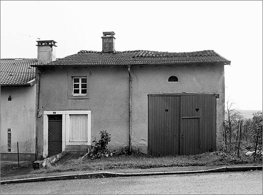 Ferme, élévation antérieure, ensemble face.