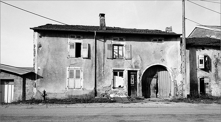 Ferme, élévation antérieure, ensemble face.