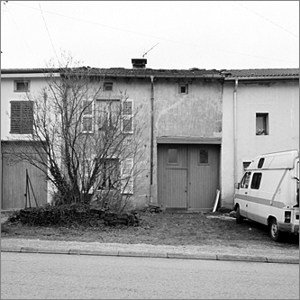 Ferme, élévation antérieure, ensemble face.