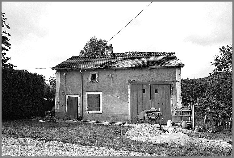 Ferme, élévation antérieure, ensemble face.