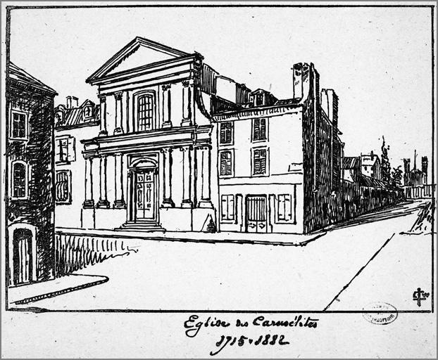 Elévation antérieure (4e quart 19e siècle).