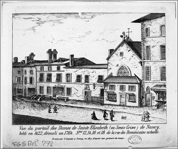 Vue d'ensemble sur la rue des Dominicains.