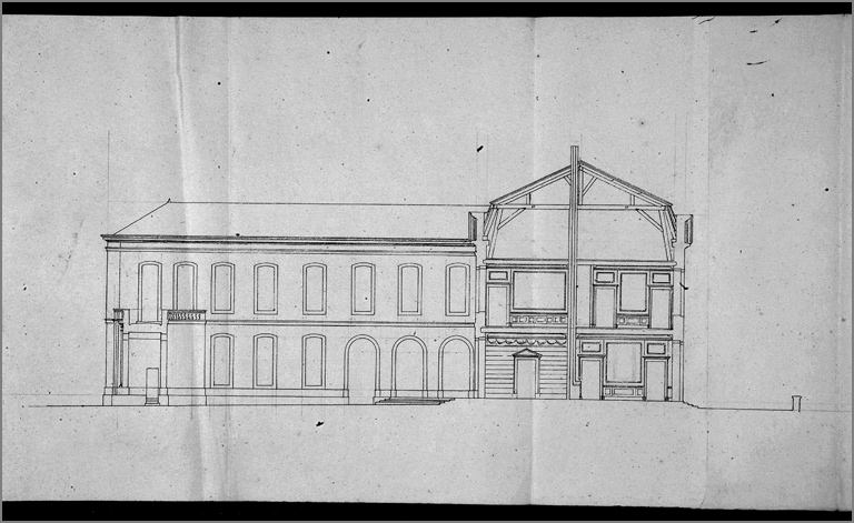 Coupe de la préfecture (1806).