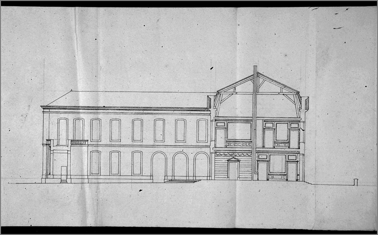 Coupe de la préfecture (1806).