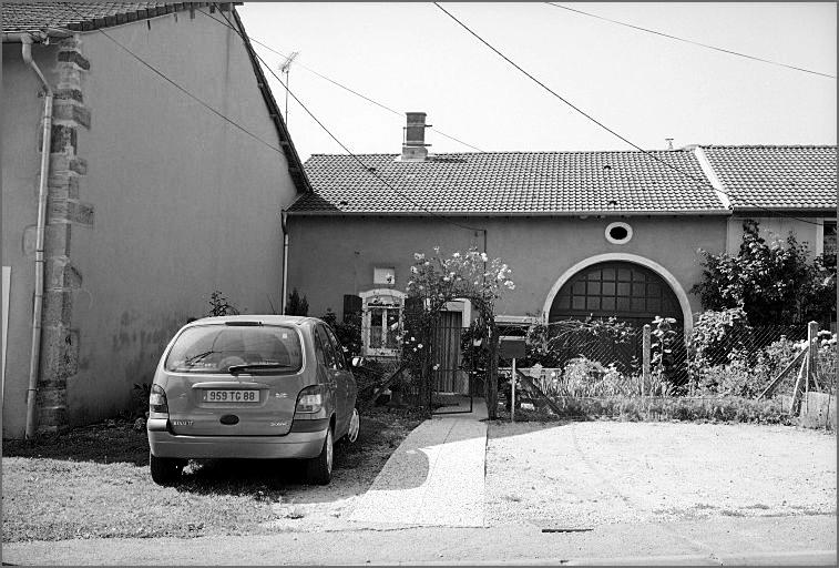 Ferme, élévation antérieure, ensemble face.