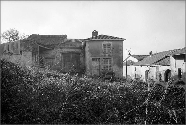 Ferme, élévation antérieure, ensemble face.