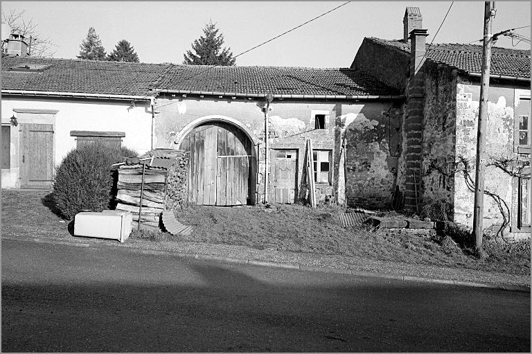 Ferme, élévation antérieure, ensemble face.
