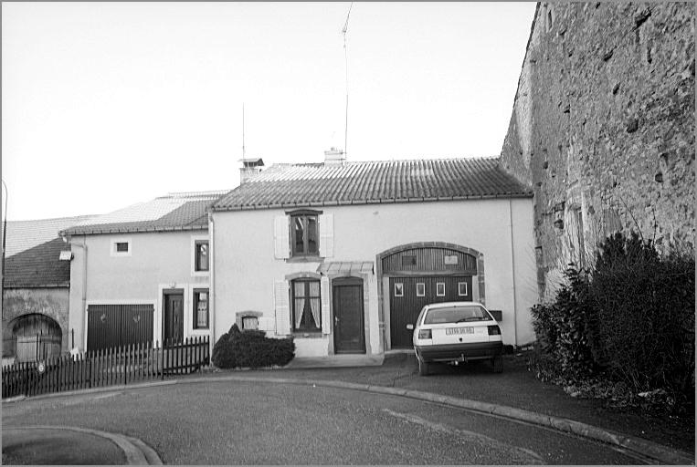 Ferme, élévation antérieure, ensemble face.