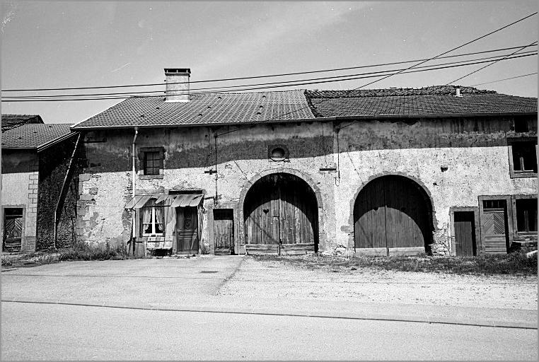 Ferme, élévation antérieure, ensemble face.