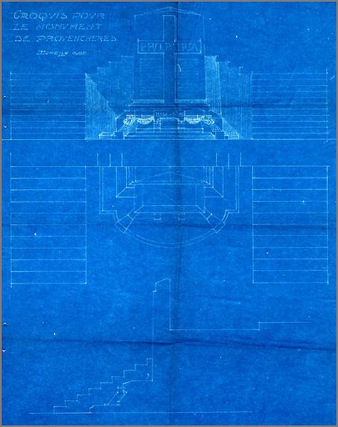 Plan et élévation.
