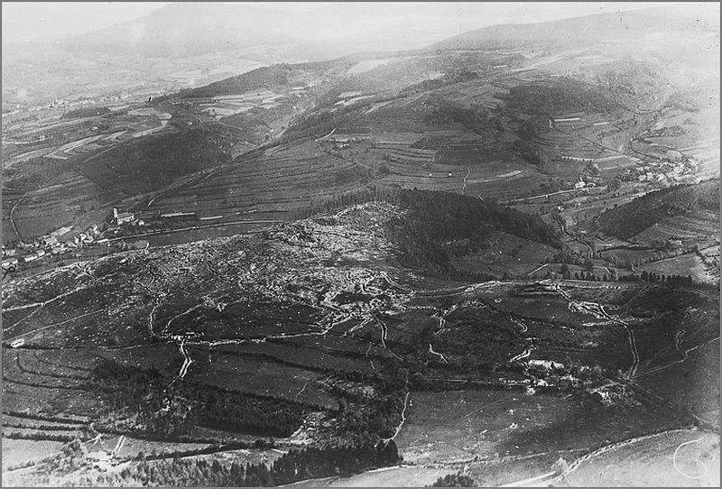 Vue aérienne.