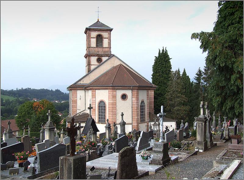 Vue d'ensemble depuis le cimetière.