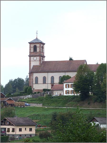 Vue d'ensemble, élévation sud.