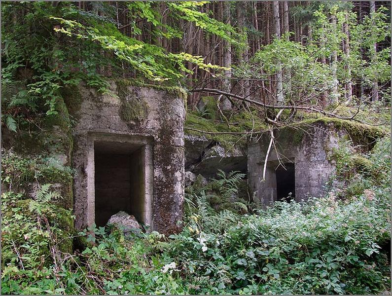 Chemin de la Devant, troisième groupe de blockhaus.