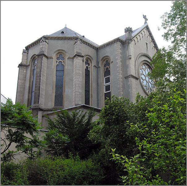 Chevet et transept nord.