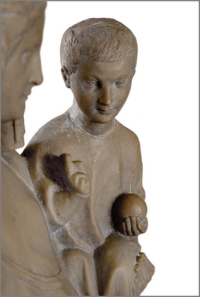 Détail du visage de l'Enfant.