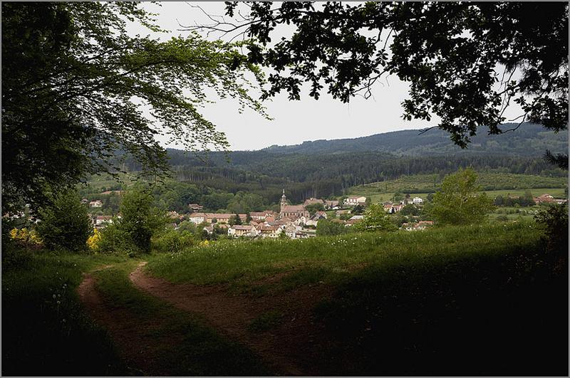 Vue du village depuis Mayegoutte.