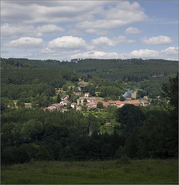 Vue générale du village depuis Bettrempot.