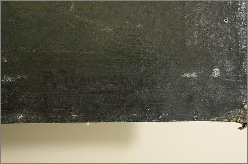 Détail de la signature.