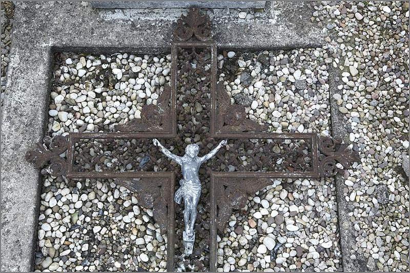 Croix n° 8 (du tombeau de la famille Gant, 1 I 14), détail de la croisée